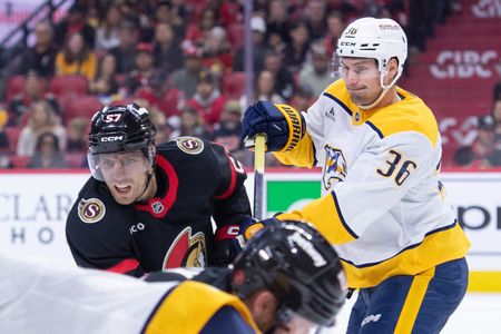 Predators F Cole Smith (upper body) out 3-6 weeks