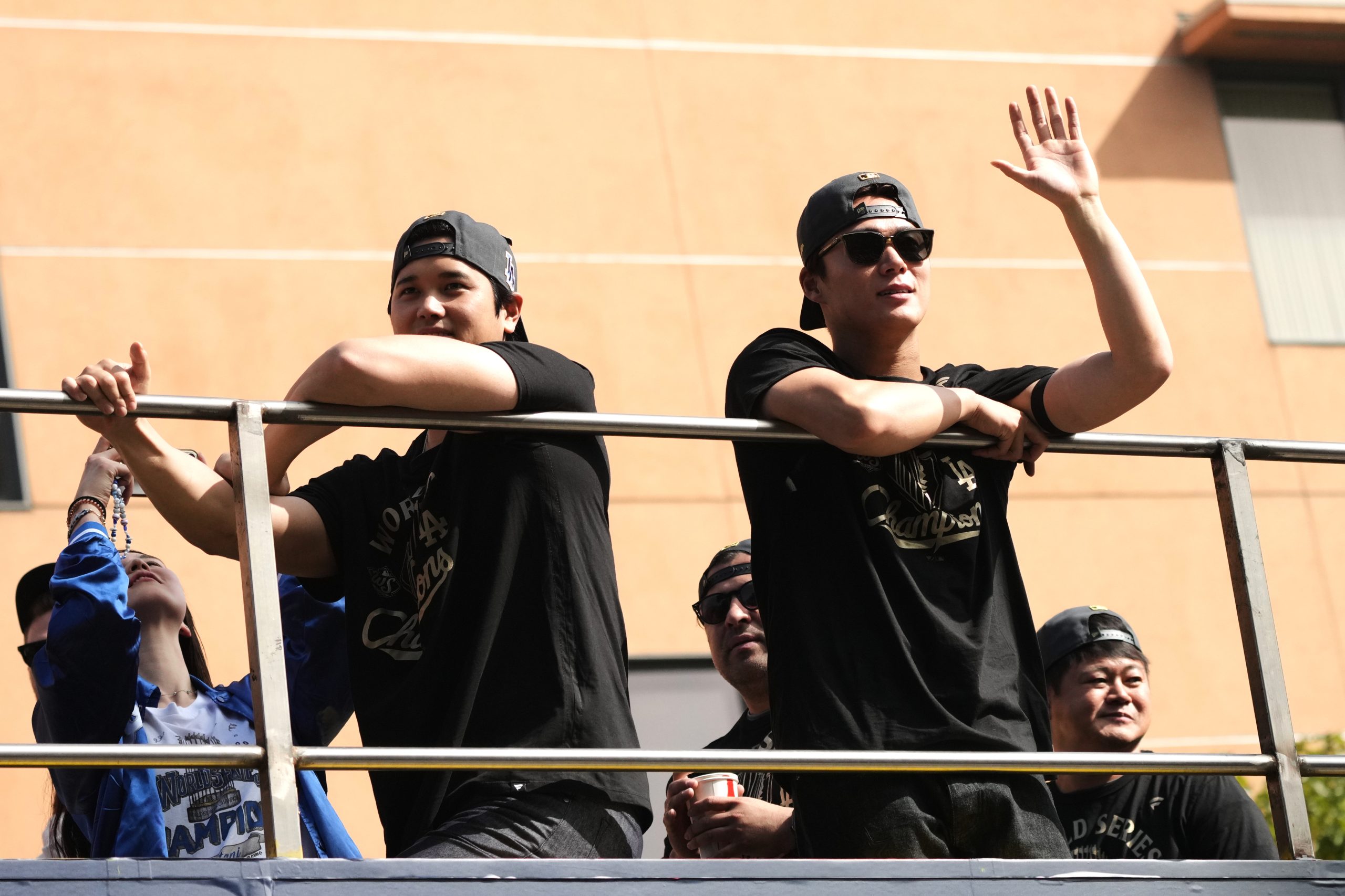 Dodgers celebrate historic back-to-back World Series titles with downtown parade