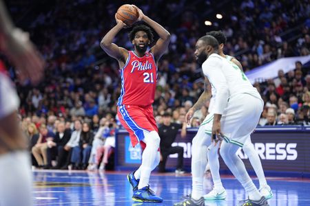 76ers C Joel Embiid (knee) out vs. Cavaliers