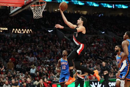 NBA roundup: Blazers hand Thunder first loss of season