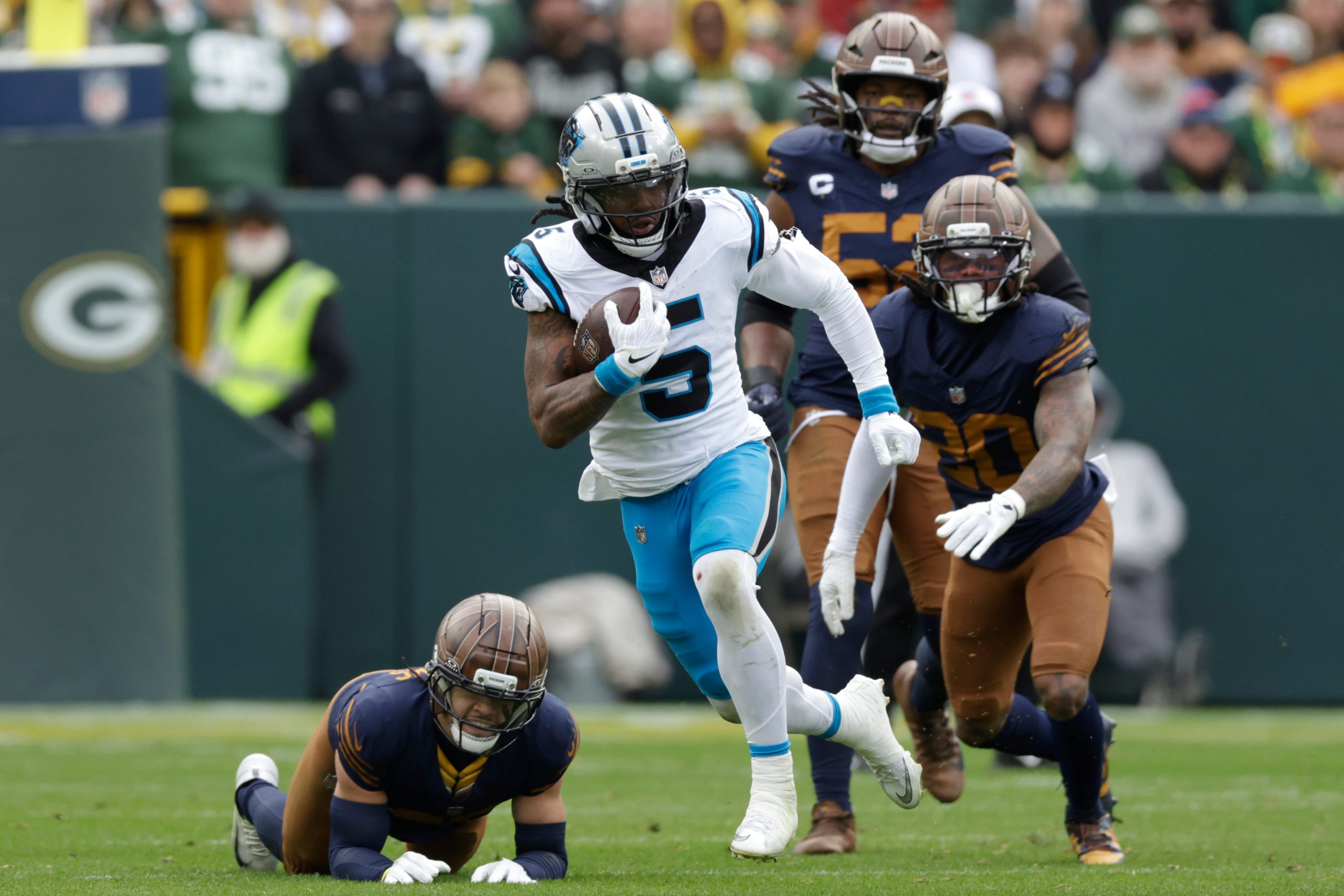 Panthers’ Rico Dowdle turns attention on ‘2 pumps’ fine into opportunity to raise funds for charity