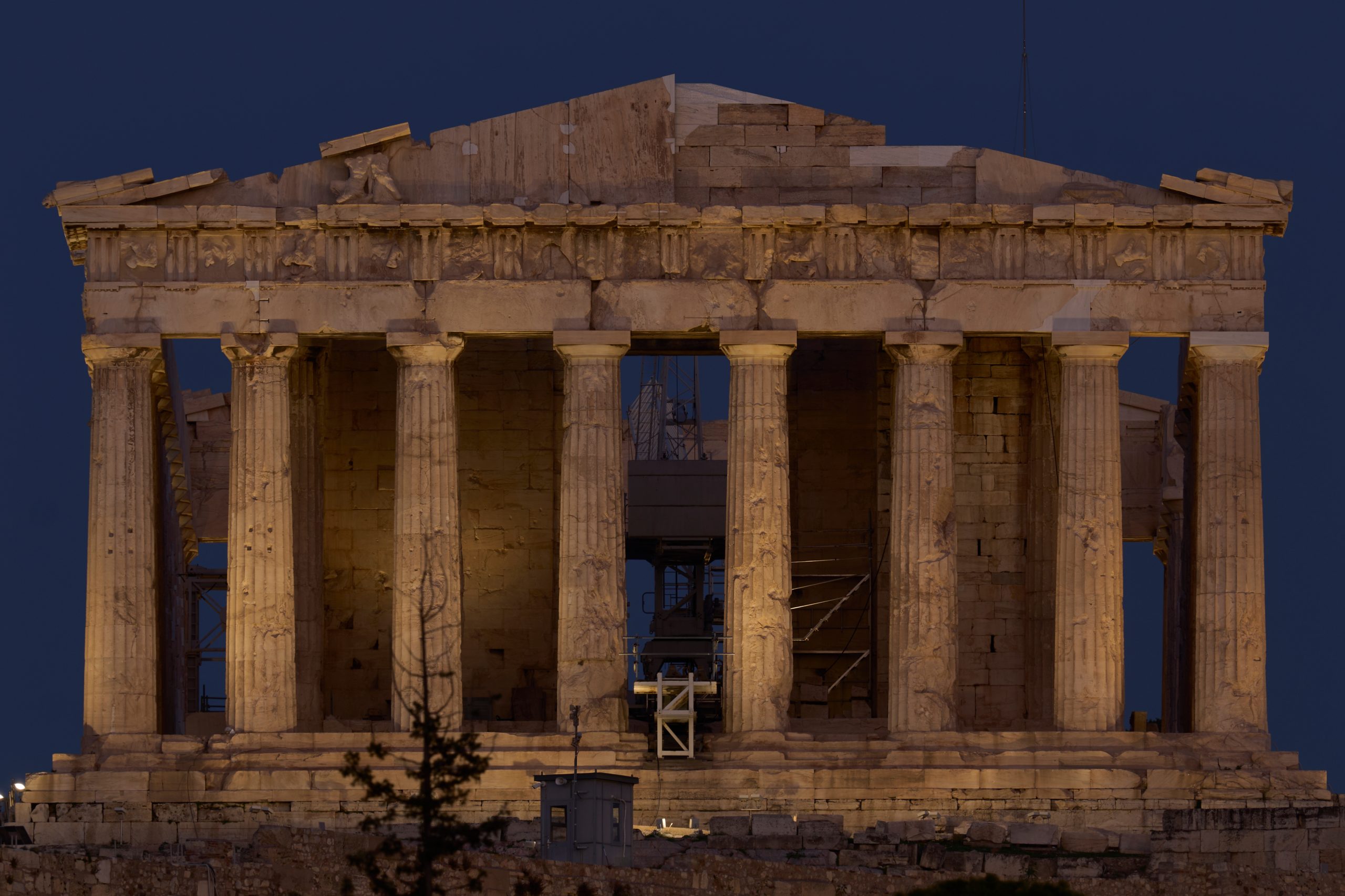 The Parthenon in Athens briefly shed its scaffolding. Here’s a look at its restoration