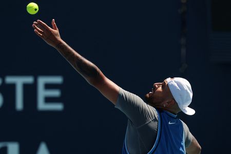 Tennis-Kyrgios hoping to turn the page on knee injury after sudden improvement