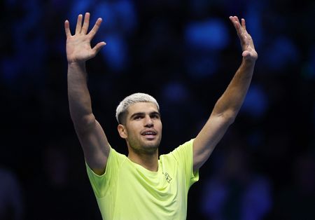 Tennis-Alcaraz admits he is happy to face Musetti rather than Djokovic