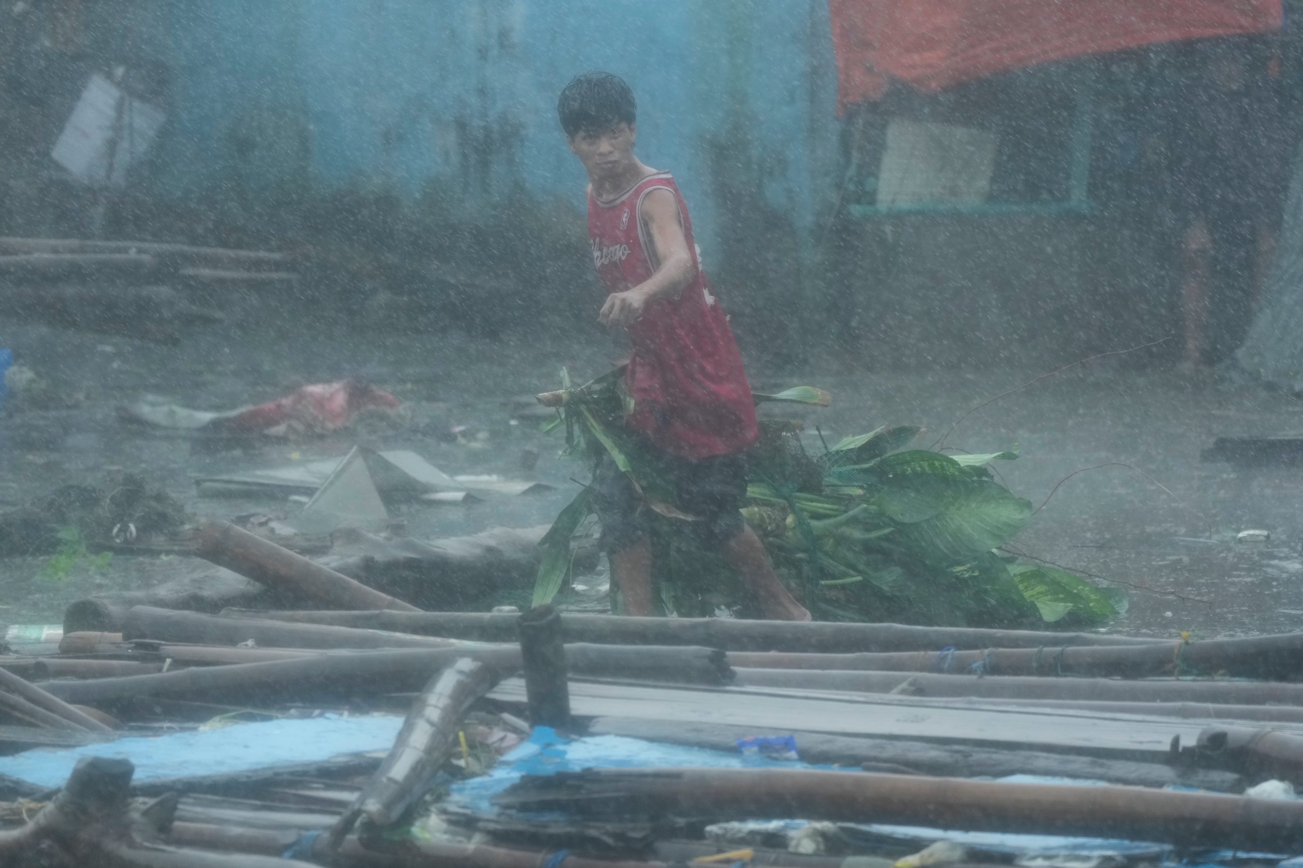 Typhoon Fung-wong leaves damage in the Philippines, in photos