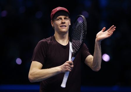 Tennis-Sinner dominates De Minaur to reach ATP Finals title match