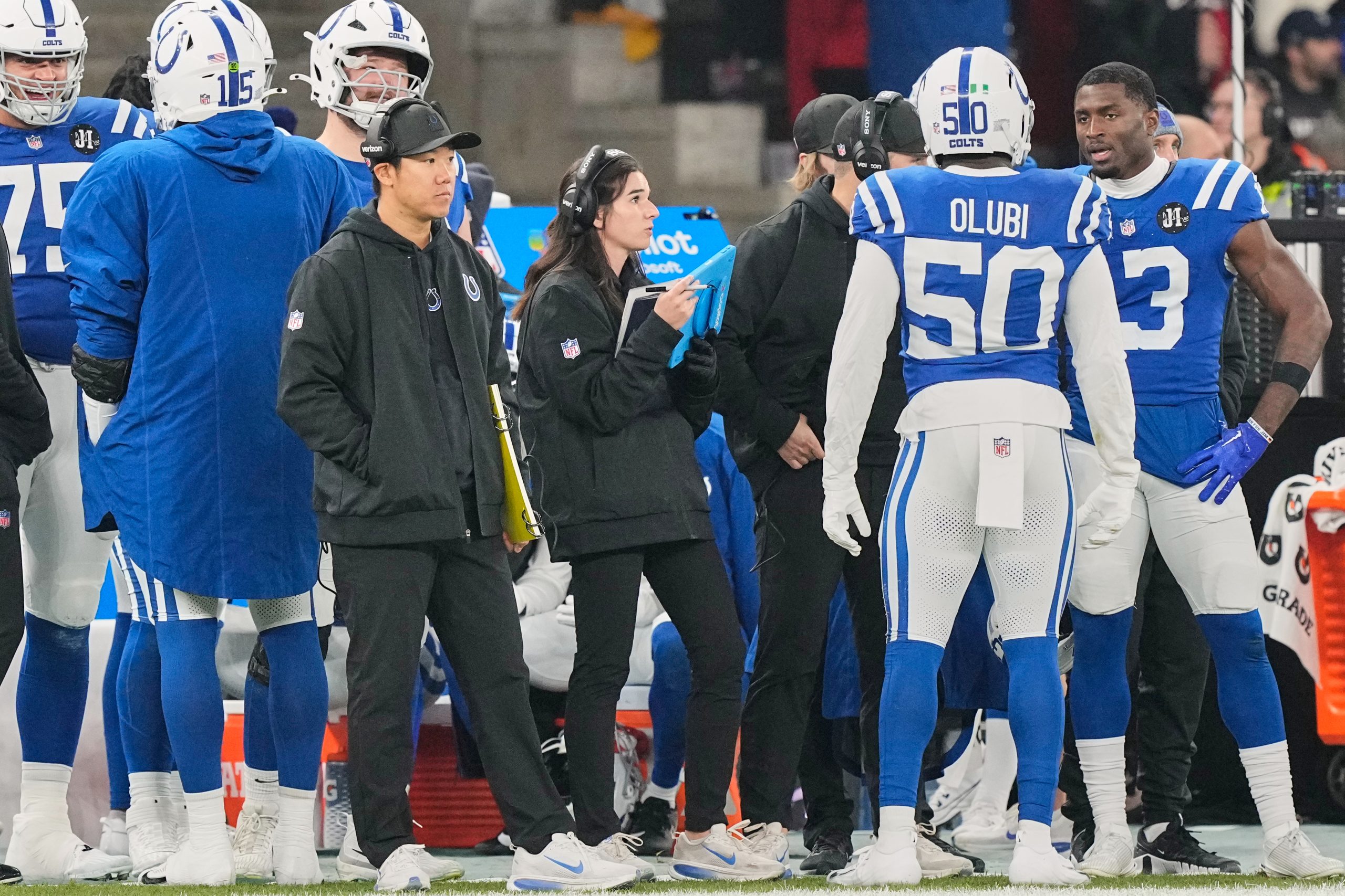 The Colts’ Isabel Diaz rose quickly to become 1 of 11 women with full-time coaching jobs in the NFL