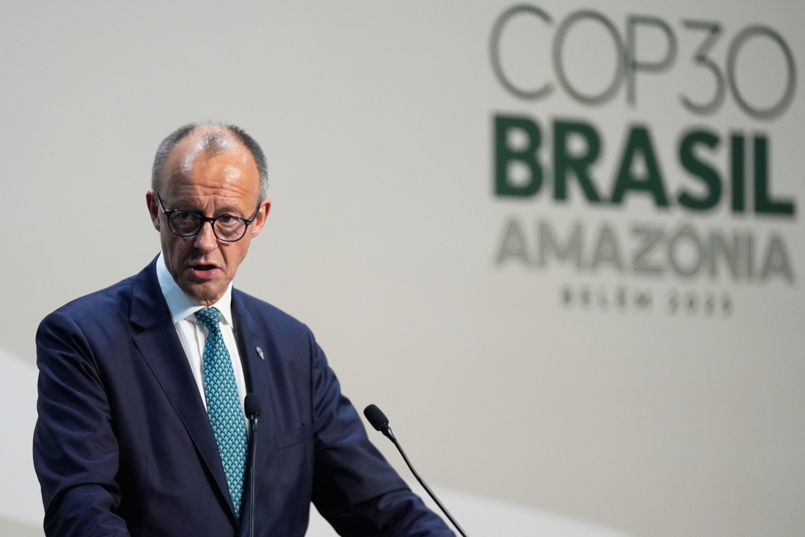 Germany’s Merz under fire in Brazil for his comments on Amazon host city of COP30