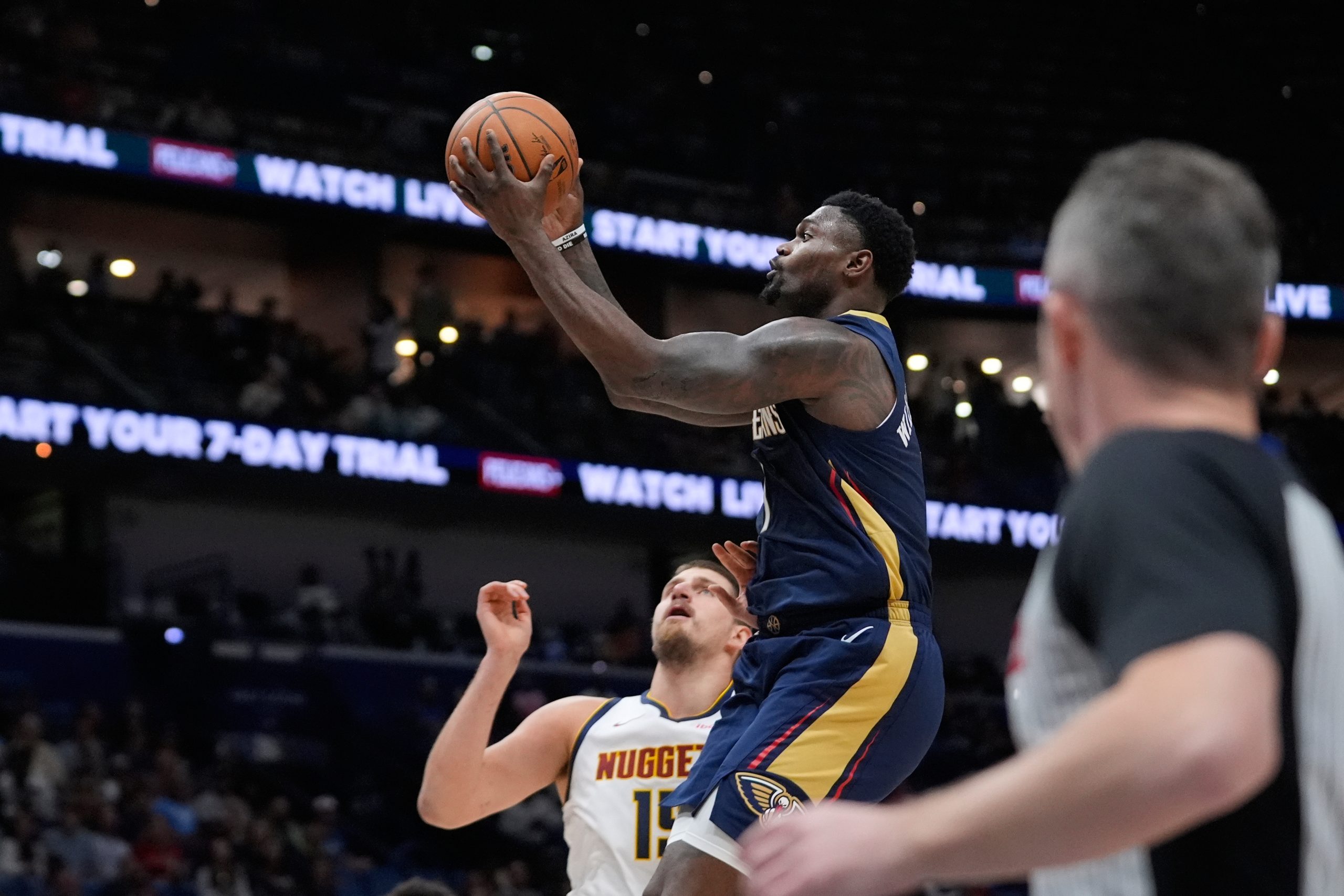 Zion Williamson scores 14 in his return from injury in the Pelicans’ 125-118 loss to Denver