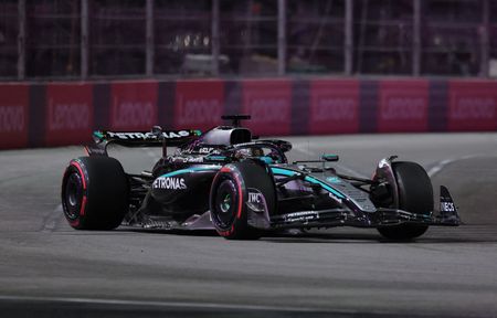 Motor racing-Russell fastest in final Las Vegas GP practice