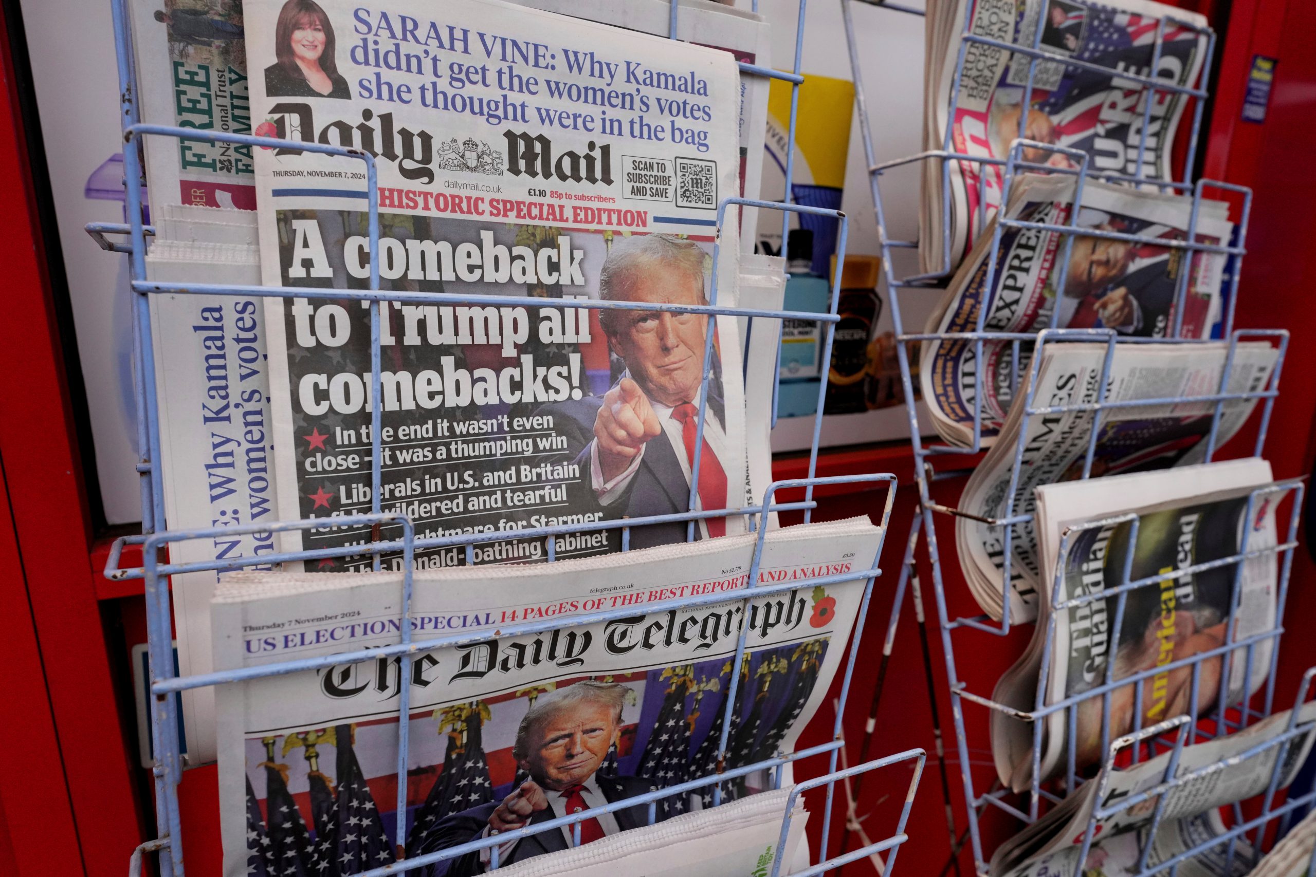 Britain’s Daily Mail publisher enters exclusive talks to buy Telegraph Media Group for $654 million