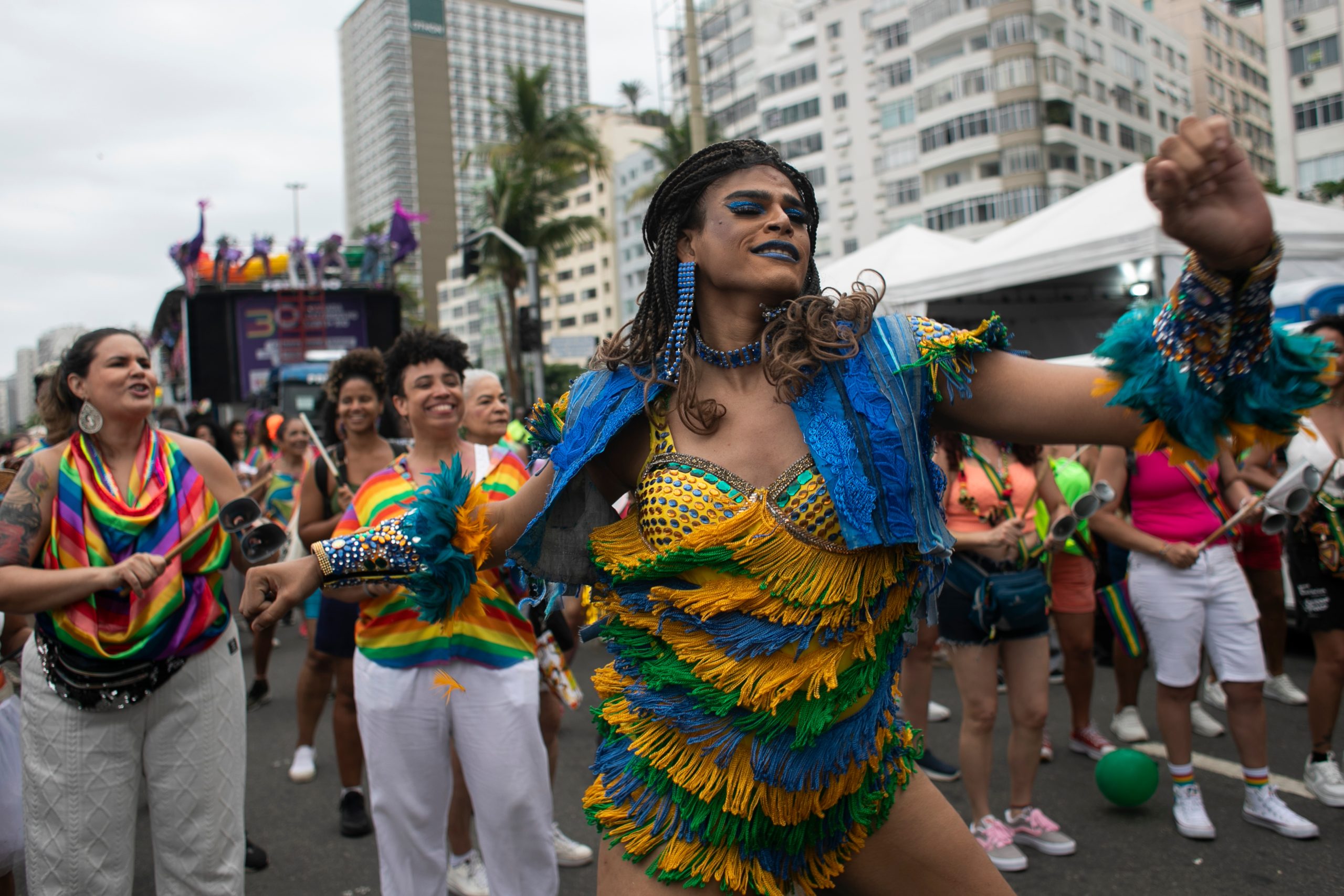 Brazilian revelers at Rio’s Pride march rejoice after Bolsonaro’s preemptive jailing
