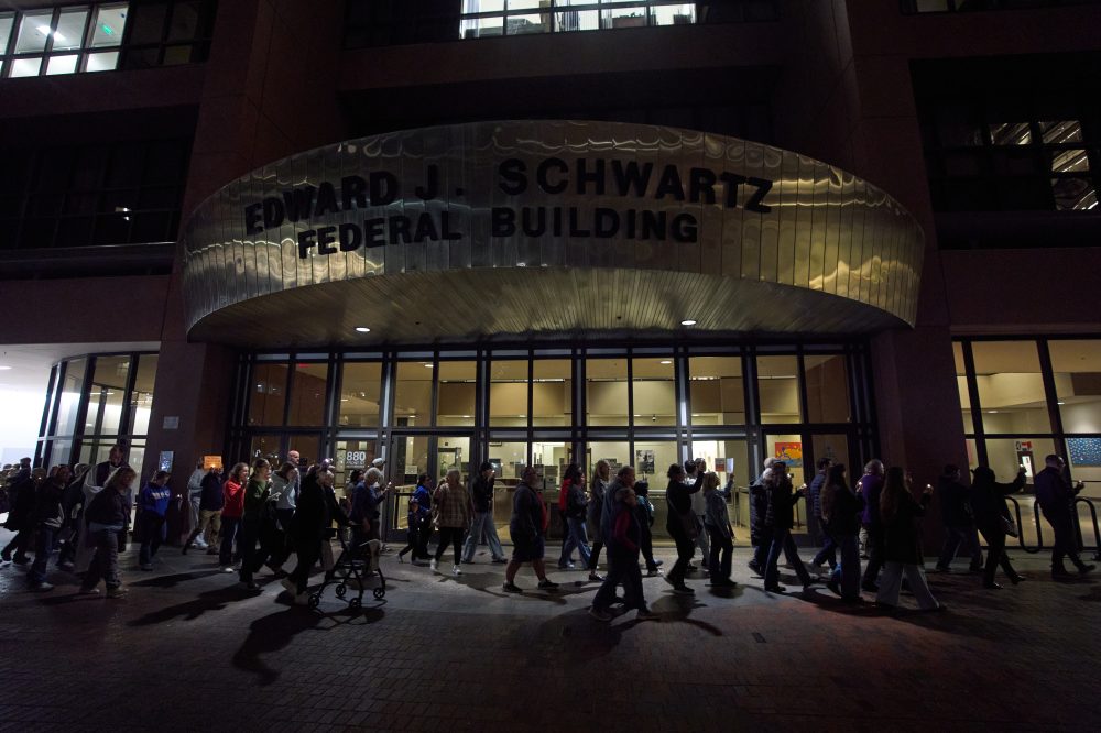 Lawsuit challenges arrests of people showing up to ICE check-ins in San Diego