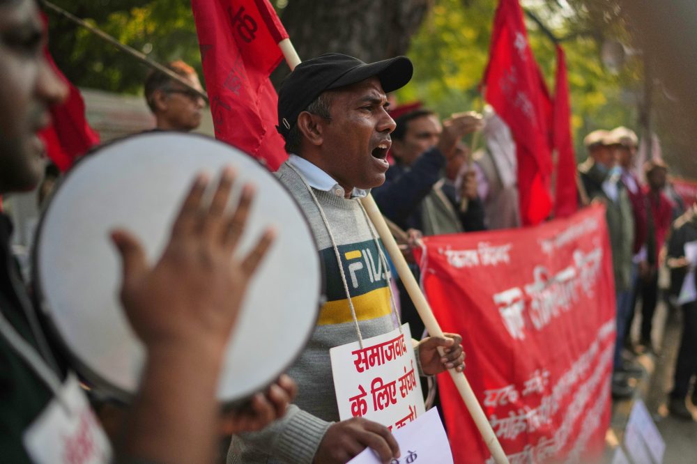 Trade unions in India stage nationwide protests against new labor codes
