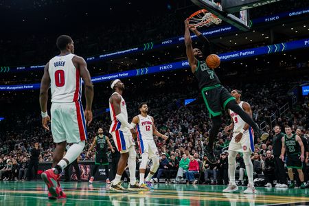 NBA roundup: Celtics snap Pistons’ 13-game winning streak