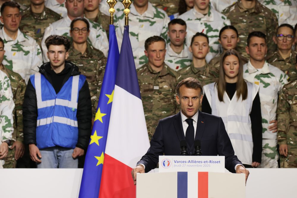 French president unveils new 10-month voluntary military service for volunteers aged 18 and 19