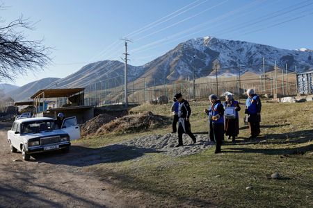 Allies of Kyrgyzstan’s president set to win snap parliamentary election