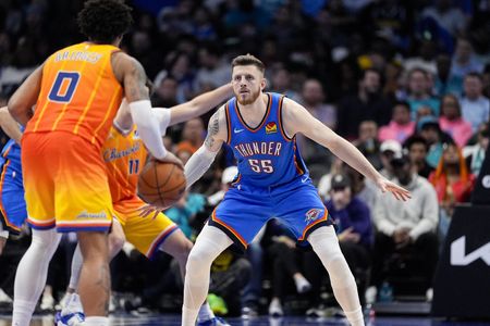 Thunder C Isaiah Hartenstein (calf) out at least 10-14 days