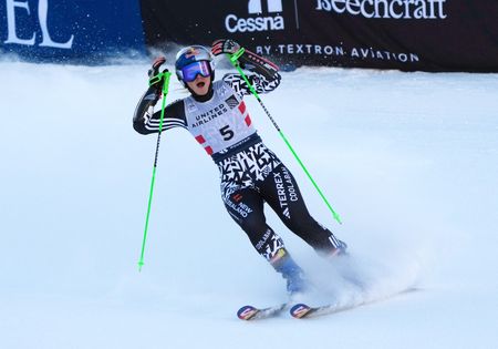 Alpine skiing-Robinson revels in record fifth World Cup win
