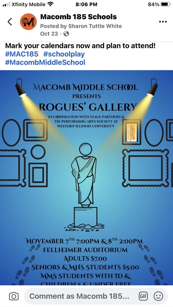 It’s a week away!! Come out and see a talented group of inspiring Thespians at this year’s production. These students ha…