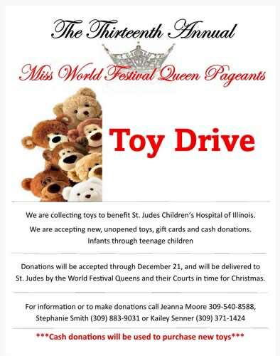 Photos with Santa and Mrs. Claus to Support the Miss World Festival Toy Drive on November 29th and December 6th, 2025