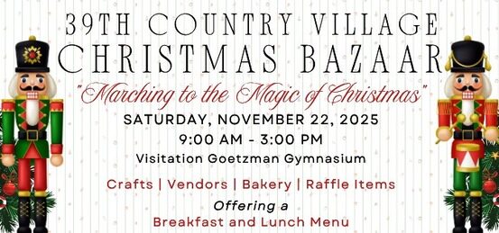 Country Village Christmas Bazaar Returns with Crafts Food and Holiday Fun on November 22, 2025