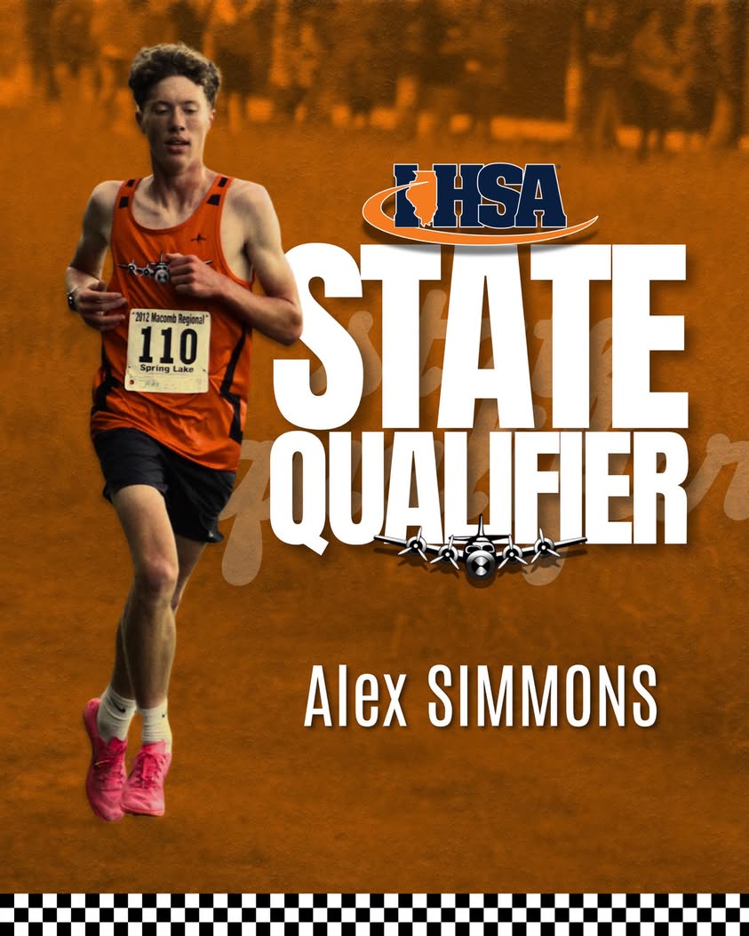 Bomber Cross Country runner Alex Simmons has qualified for the IHSA State Championships next Saturday in Peoria! #OnceAB…