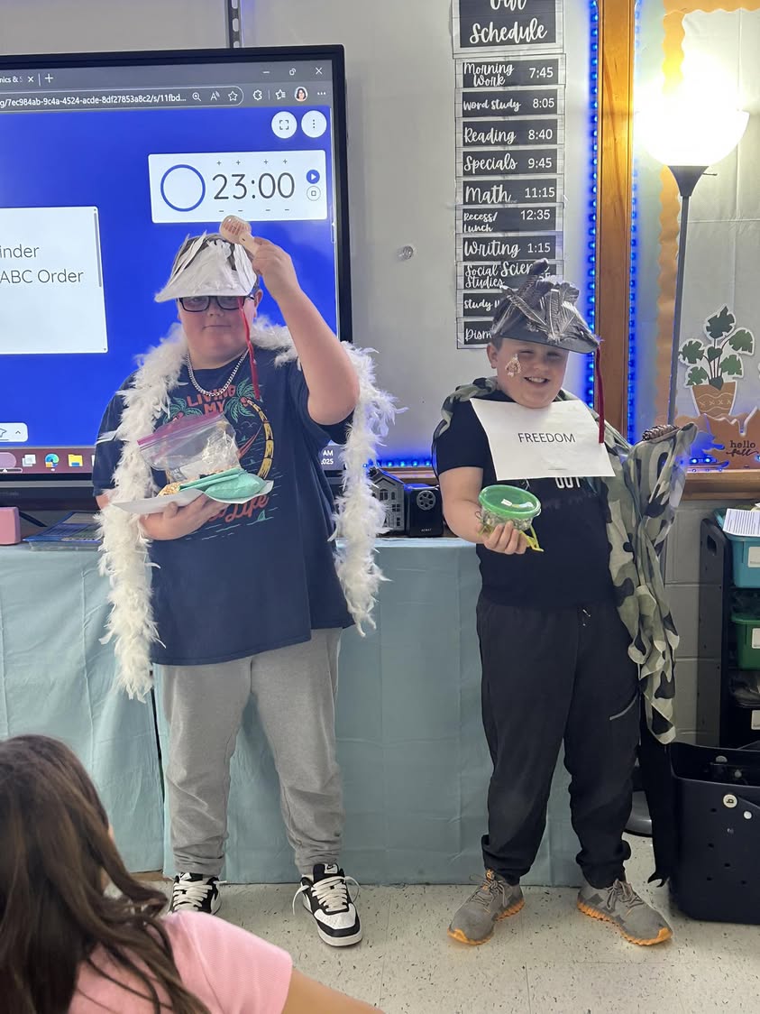 Ag in the classroom fun! Learning the difference between farm raised turkeys and wild turkeys. Thank you Miss Welsh!! #4…