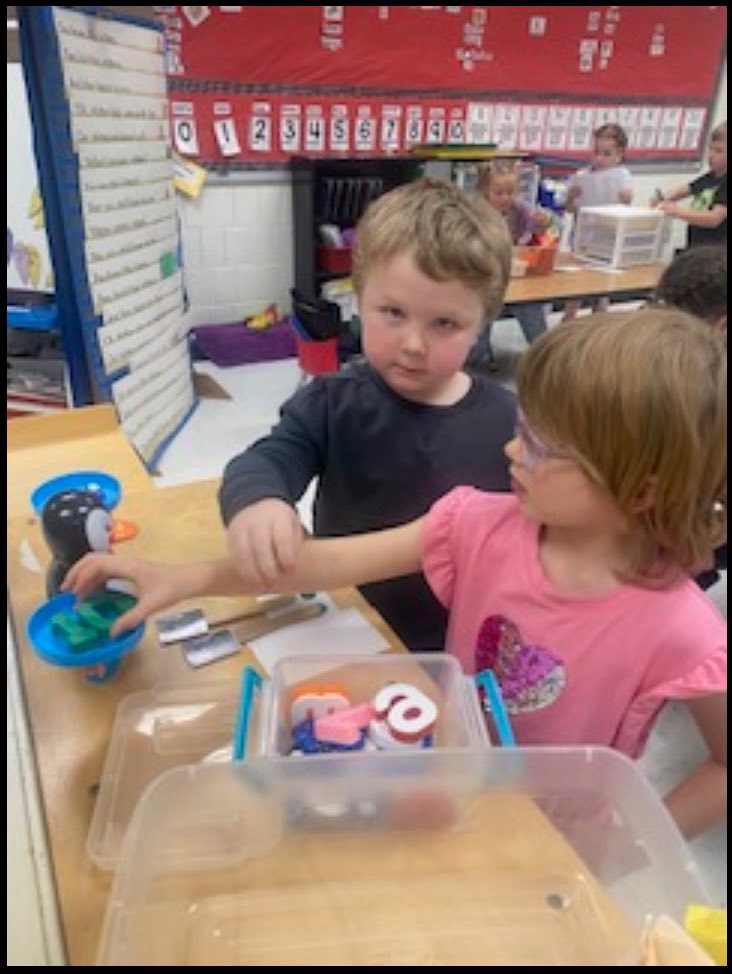 The Kindergarten classes are so excited to be using their Balance Counting Scales purchased by the PTO. Thank you PTO fo…