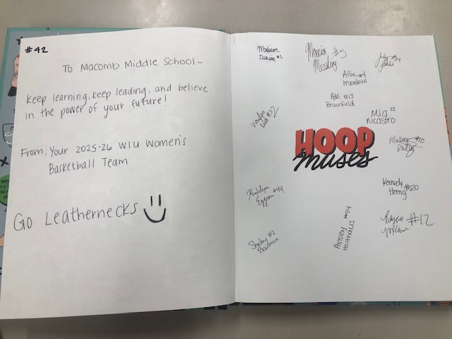 Thank you to the WIU Women’s Basketball Team for donating this book centered around women in basketball!  What makes the…
