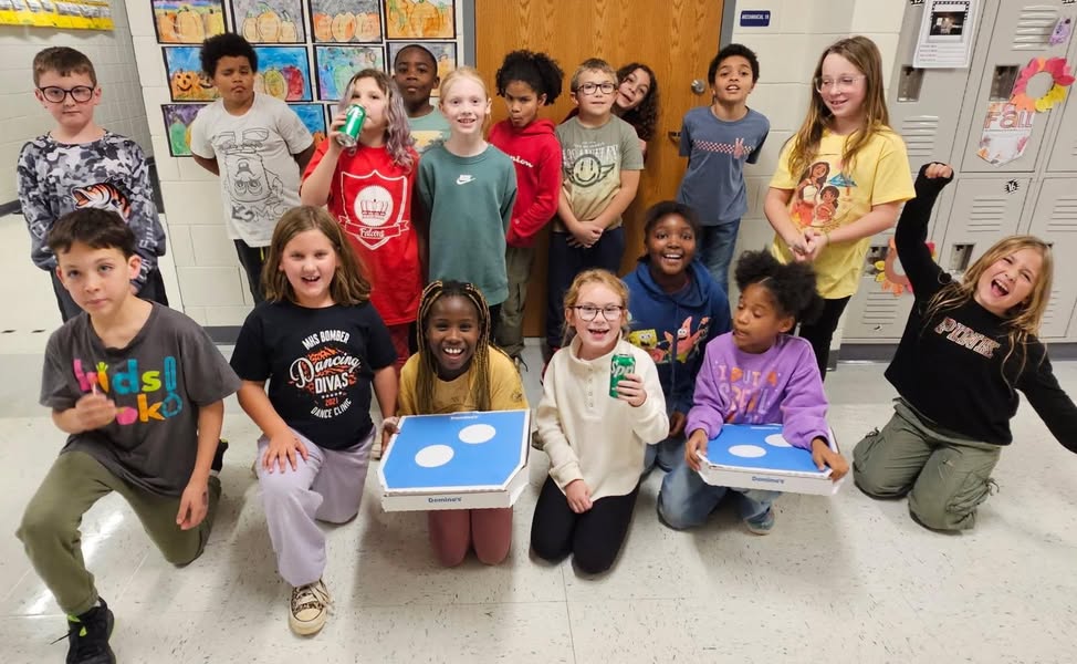 Congratulations to Mrs. Poore’s class for selling the most chocolate bars for the PTO Fundraiser at Edison! They got Dom…