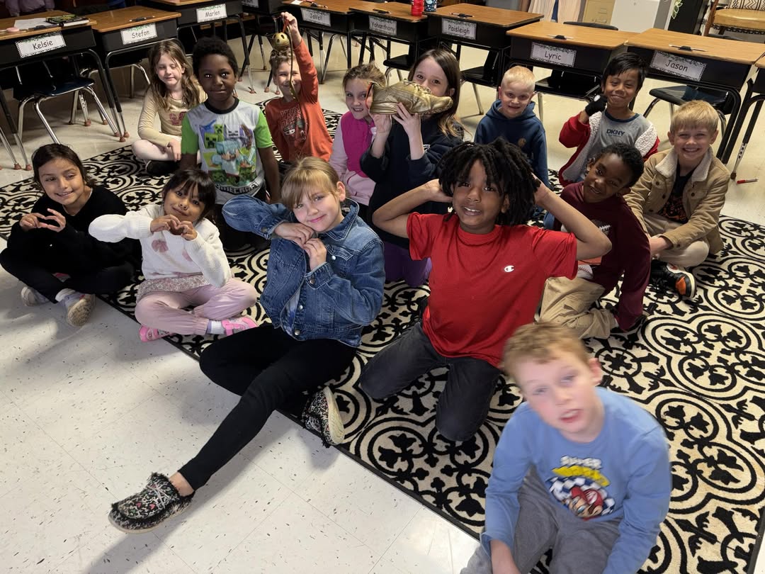 Mrs. Coupland’s class is proud to have earned the golden shoe for P.E., the golden wiffle ball for recess, and the golde…