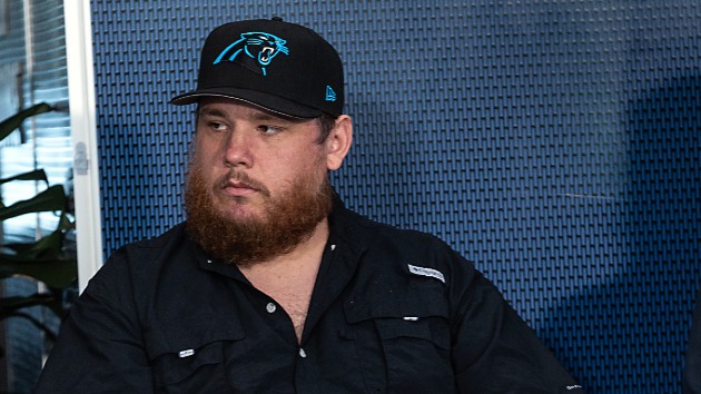 Luke Combs keeps pounding, teams with Carolina Panthers for new merch line
