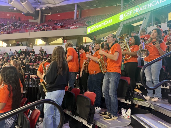 Kewanee High School Pep Band Shines at IHSA Girls Volleyball State Finals