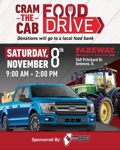 “Cram the Cab” Food Drive November 8, 2025, Helps Stock Local Pantries in Geneseo