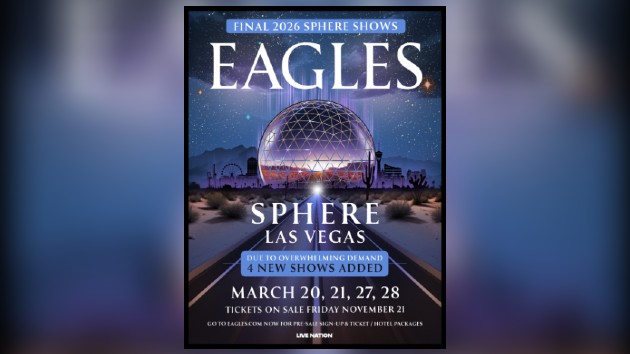 Eagles announce final 2026 Sphere residency dates