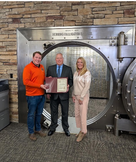 Rep. Fritts Honors First State Bank for October Local Business Highlight