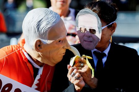 Israel’s Netanyahu appears in court after pardon request backed by Trump