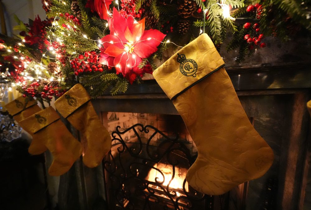 A very royal Christmas. King Charles III’s charity auctions stockings made from monarch’s drapes