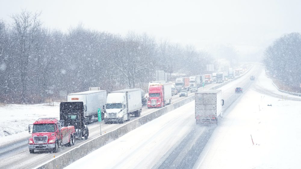 Photos of the first major winter storm blanketing the Northeast