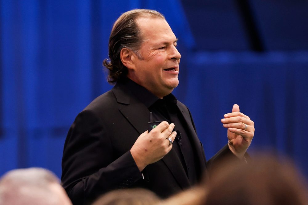 Salesforce CEO vies to overcome investors’ AI skepticism while touting company’s quarterly numbers