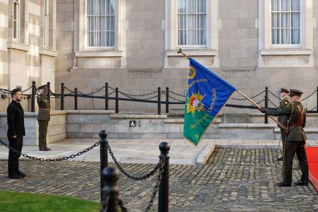 Drones were spotted near Zelenskiy flight path to Dublin, Irish media report