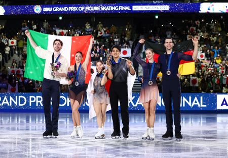 Figure skating-World champions Miura and Kihara clinch ISU Grand Prix pairs title
