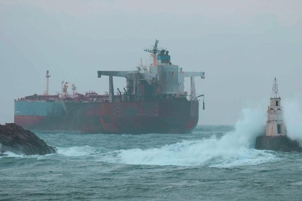 Sanctioned oil tanker is stranded off Bulgaria’s Black Sea coast after suspected Ukrainian strike