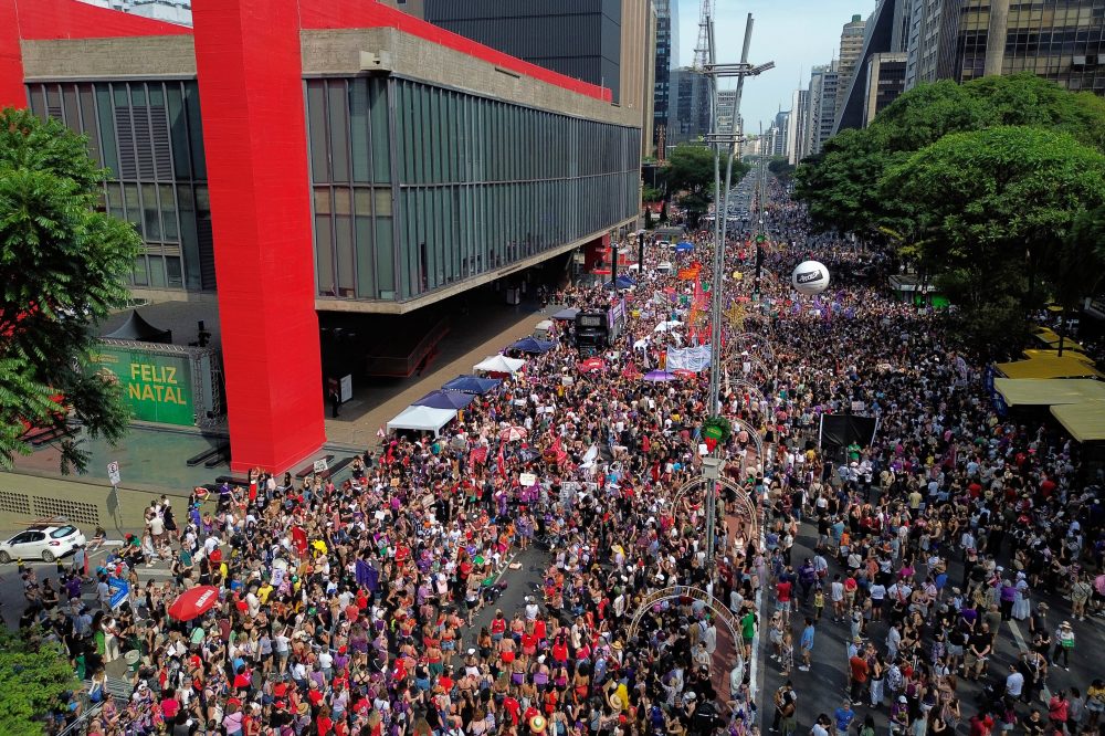 Women protest gender-based violence across Brazil following shocking cases