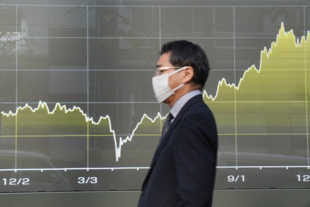 Asian shares slip after Wall Street pulls back from its record heights