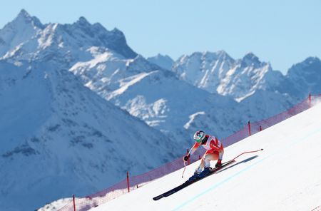 Alpine skiing-Olympic champion Gisin to have neck surgery after training crash
