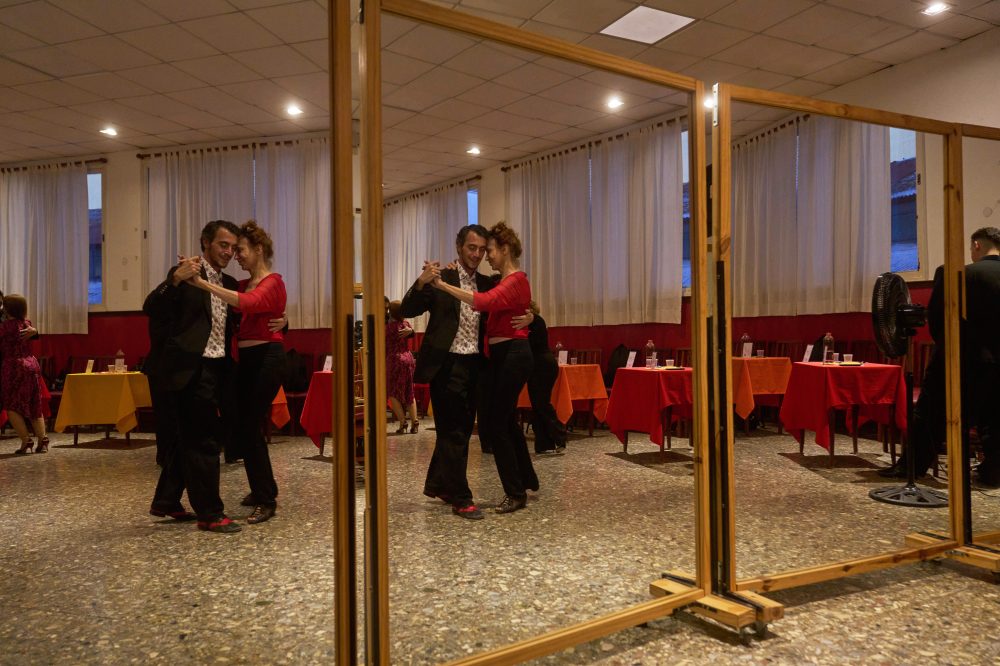 A dance hall in Buenos Aires guarantees tango sessions with professional partners