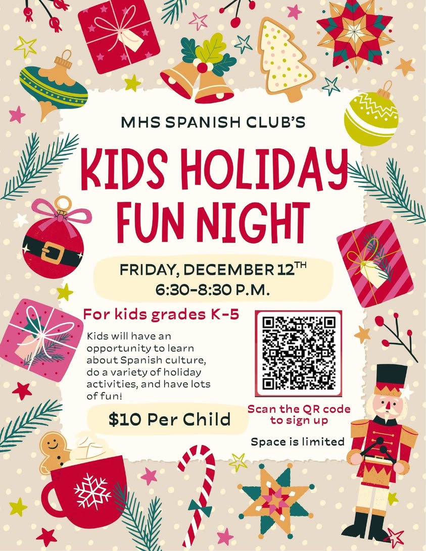 Macomb High School Spanish Club is offering this event for any child in grades K-5. Sign up today!