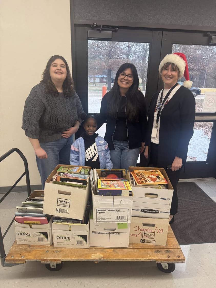 Special thanks to W.I.U.’s Psi Chi for donating so many amazing books to our children at Edison!! We appreciate your kin…